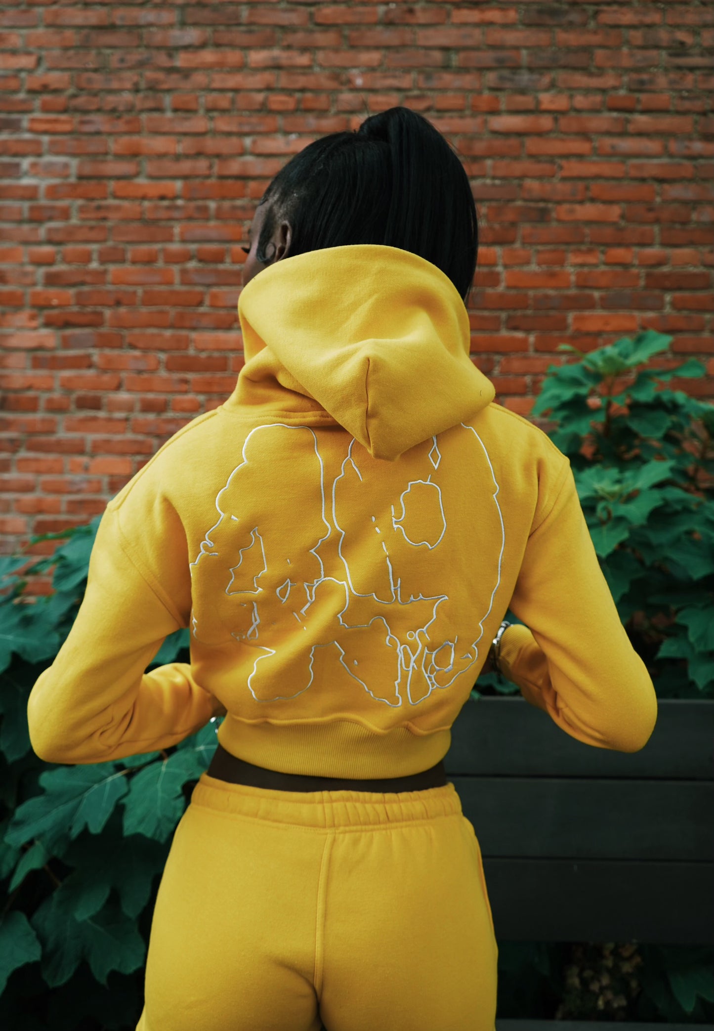 YELLOW LADIES UNIFORM HOODIE