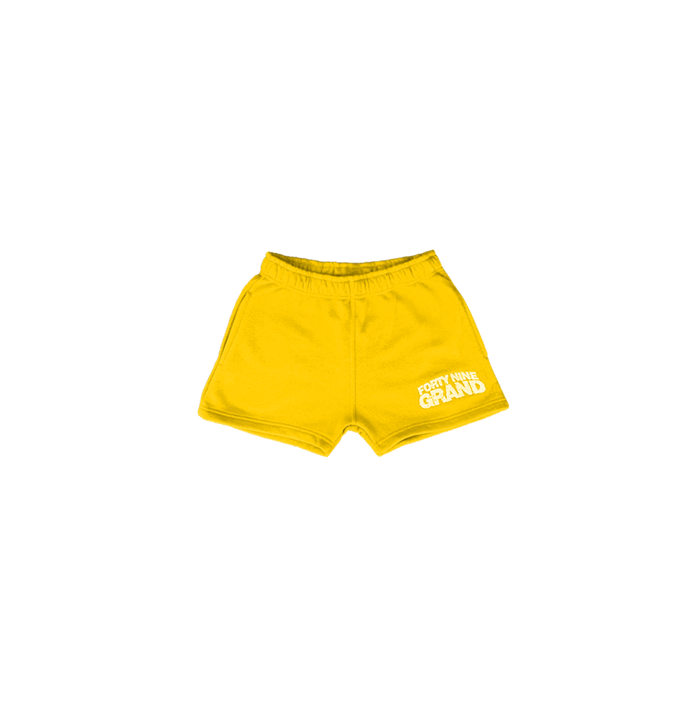 YELLOW LADIES UNIFORM SHORTS