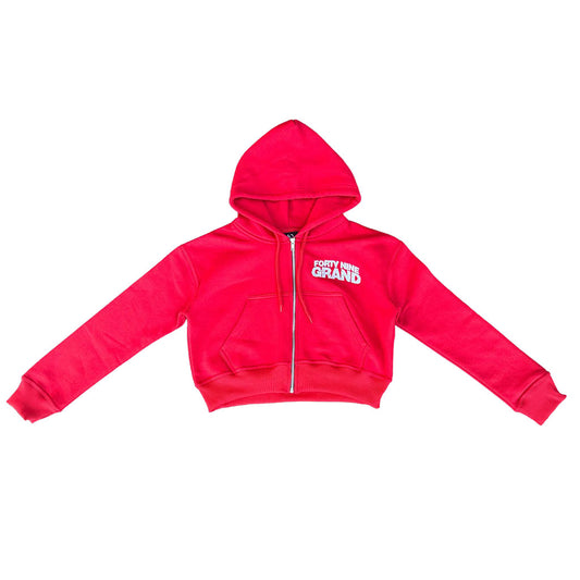 RED LADIES UNIFORM HOODIE