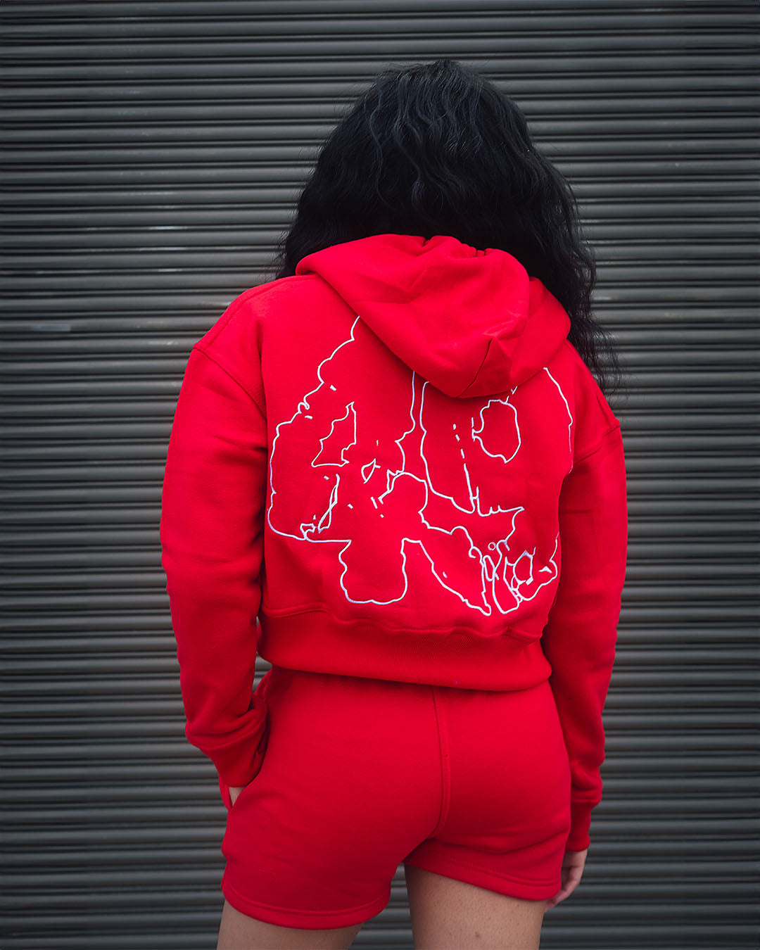 RED LADIES UNIFORM HOODIE